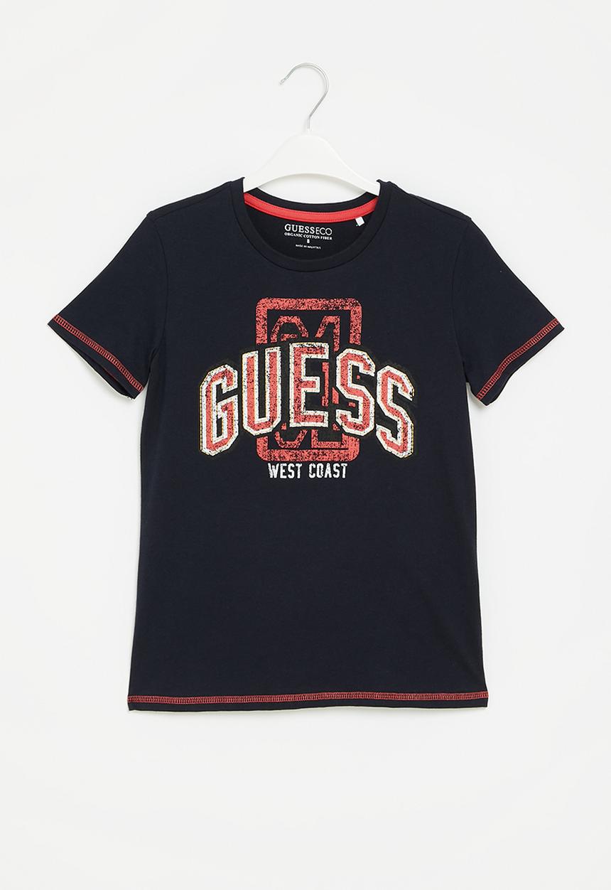 GUESS - Short sleeve t-shirt - smart blue