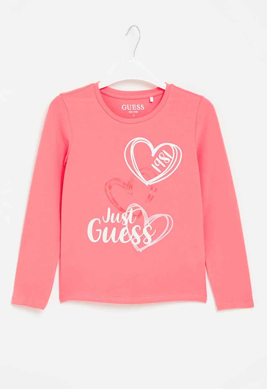 GUESS - Long sleeve t-shirt - pop rose