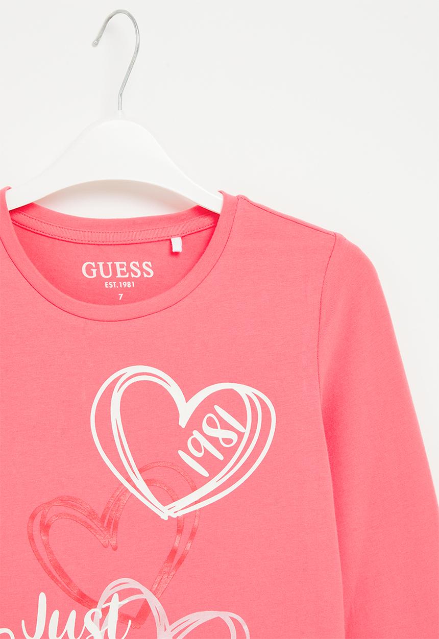 GUESS - Long sleeve t-shirt - pop rose