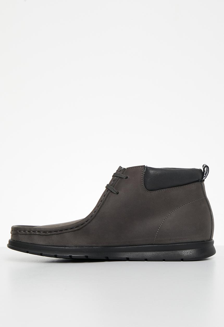 Grasshoppers - Ventura leather ankle boot - charcoal