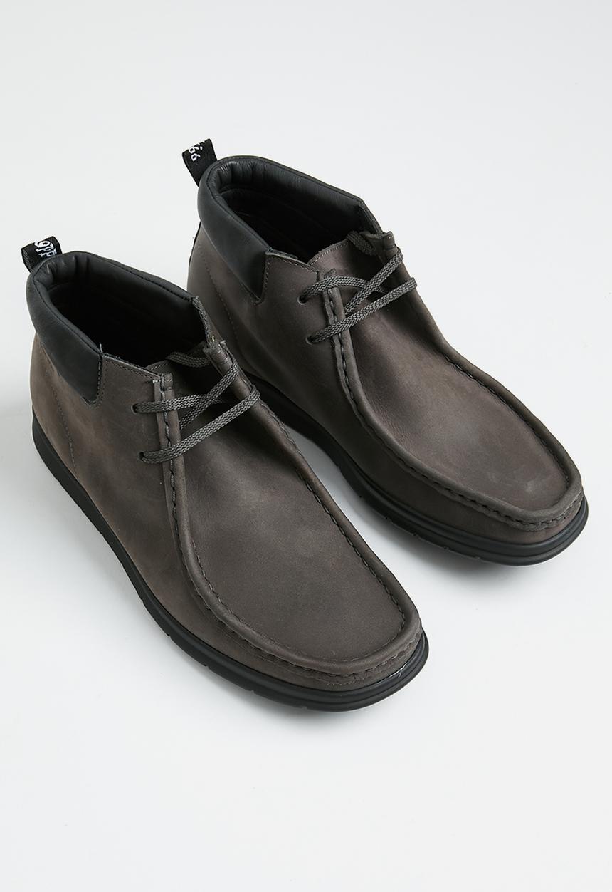 Grasshoppers - Ventura leather ankle boot - charcoal