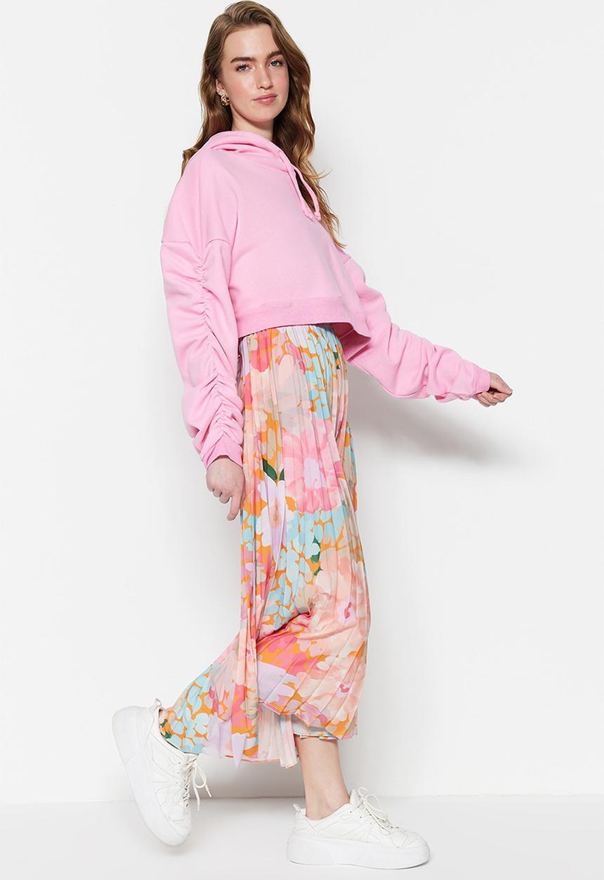 Trendyol - Modest floral maxi skirt - multi