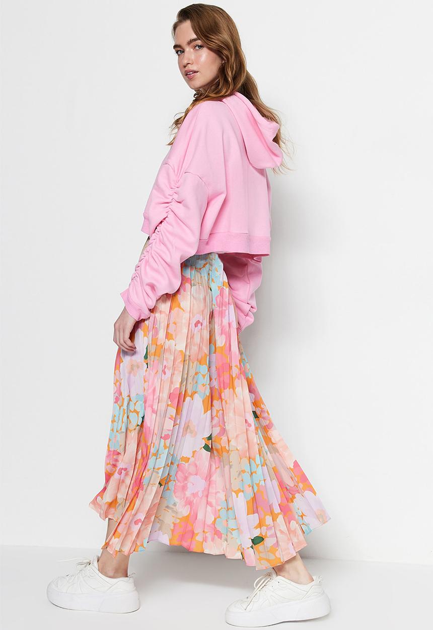 Trendyol - Modest floral maxi skirt - multi