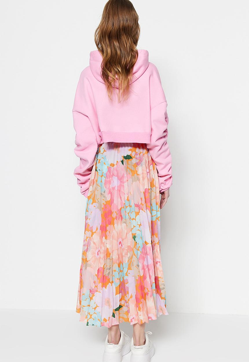 Trendyol - Modest floral maxi skirt - multi