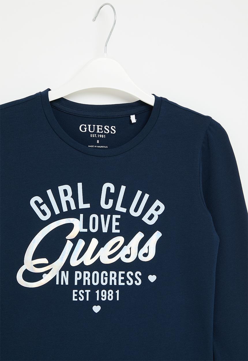 GUESS - Long sleeve t-shirt - secret blue