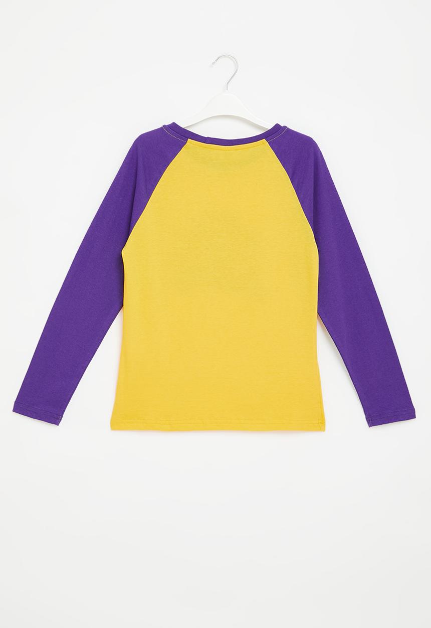 NBA - LA Lakers kids key long sleeve tee - yellowpurple
