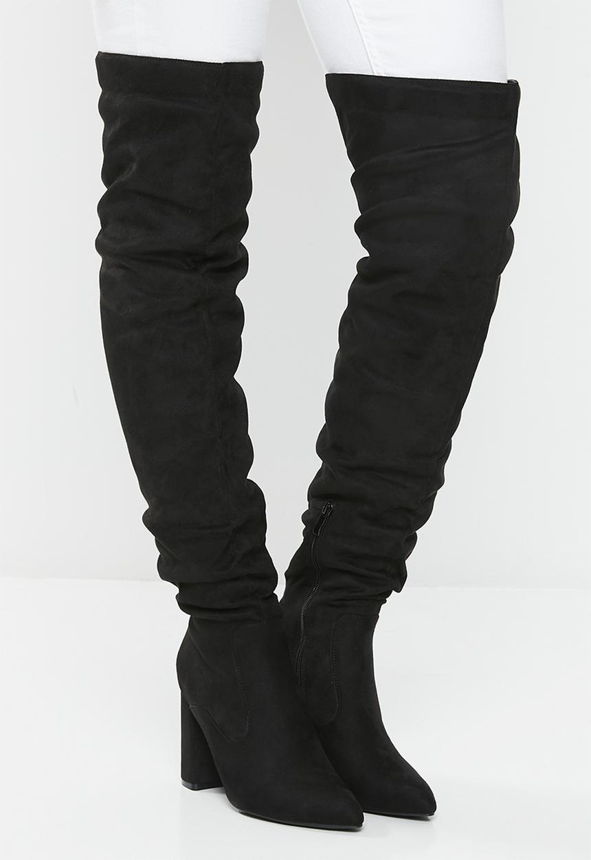 Madison® - Portia over the knee boot - black