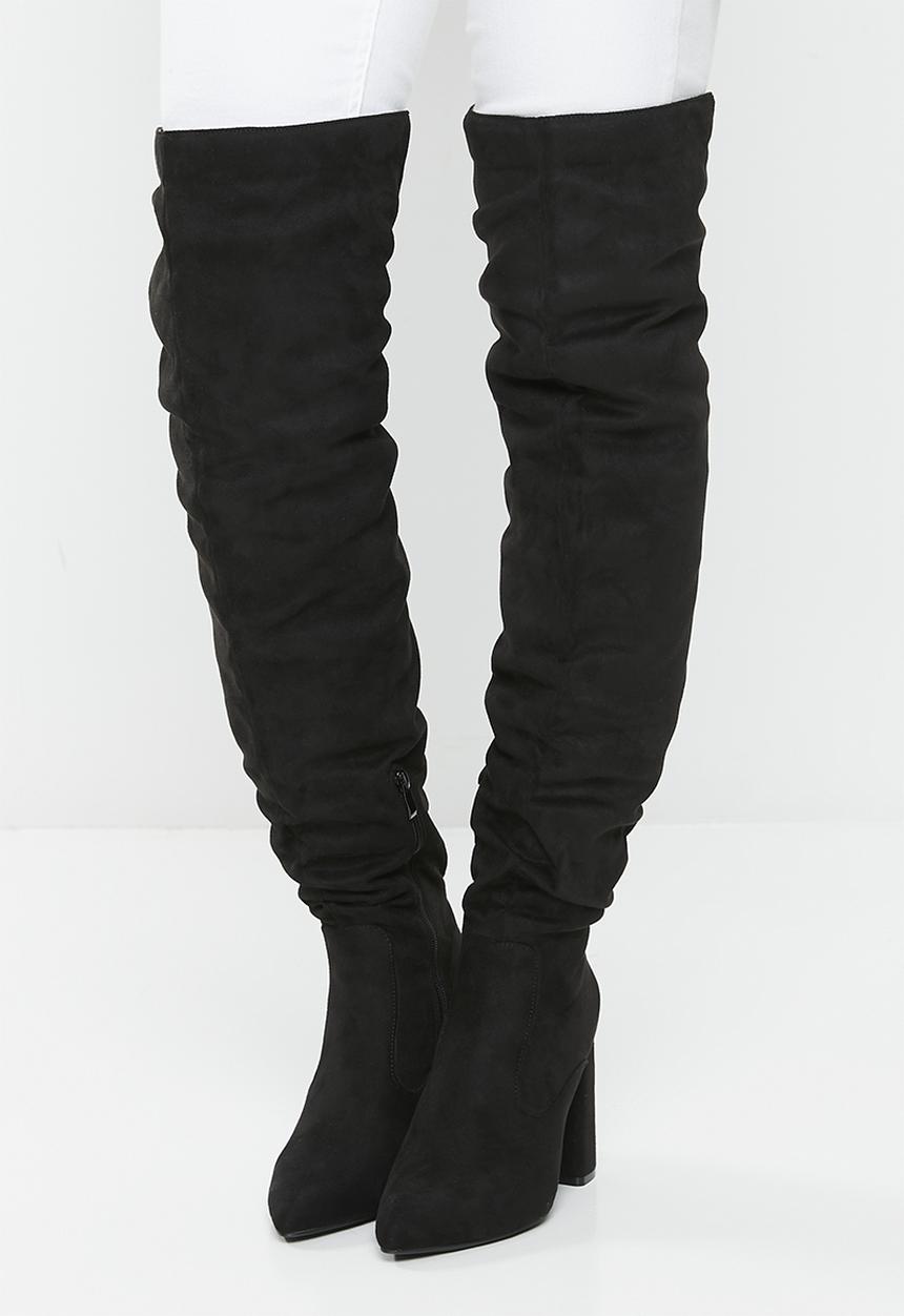 Madison® - Portia over the knee boot - black