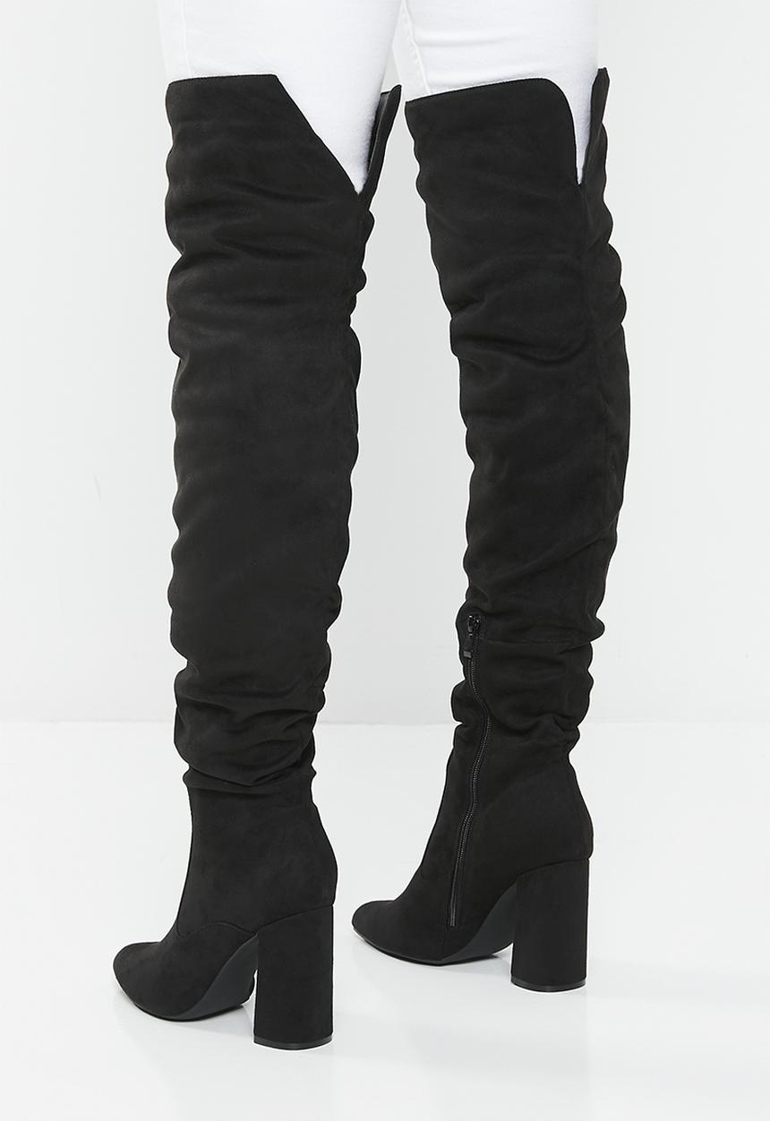 Madison® - Portia over the knee boot - black