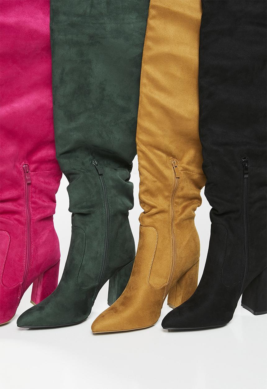Madison® - Portia over the knee boot - black