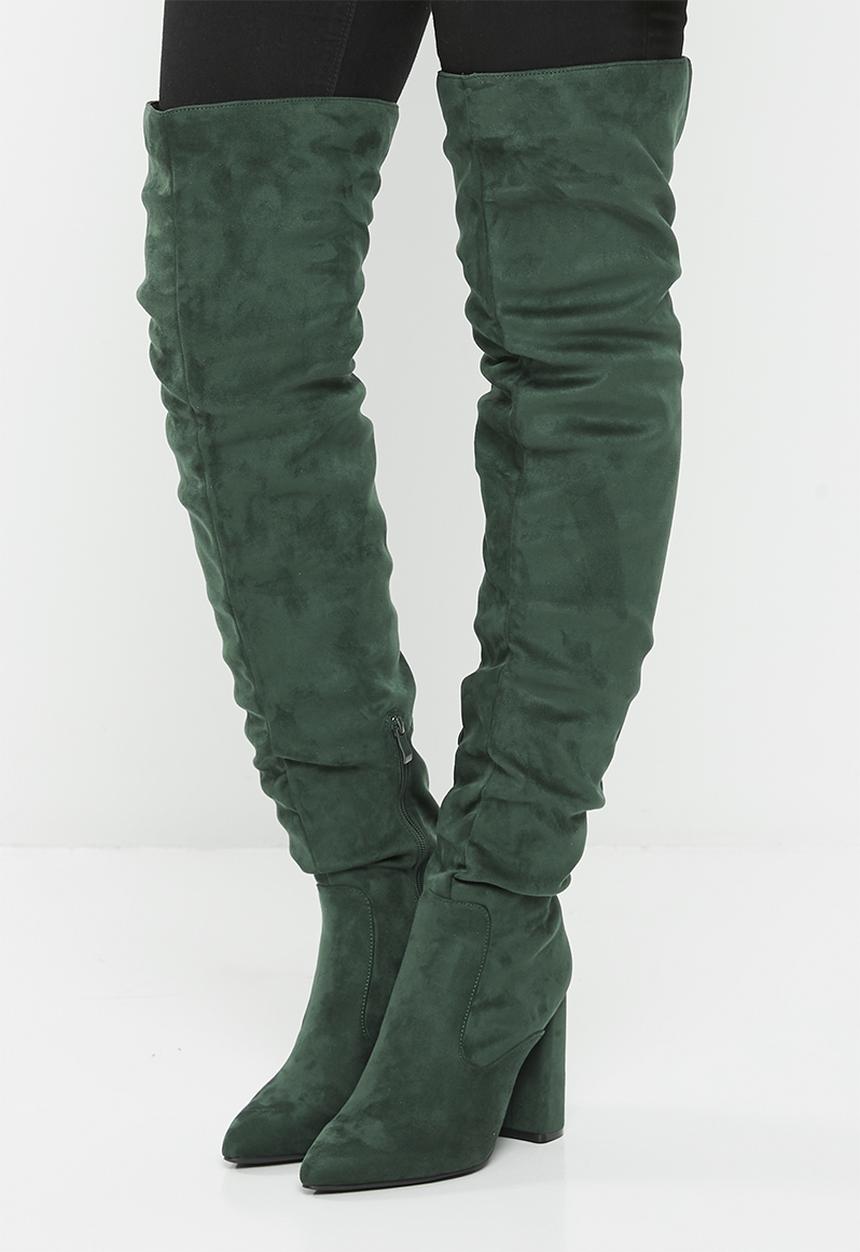 Madison® - Portia over the knee boot - green