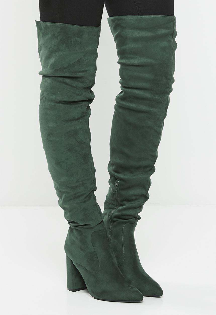 Madison® - Portia over the knee boot - green