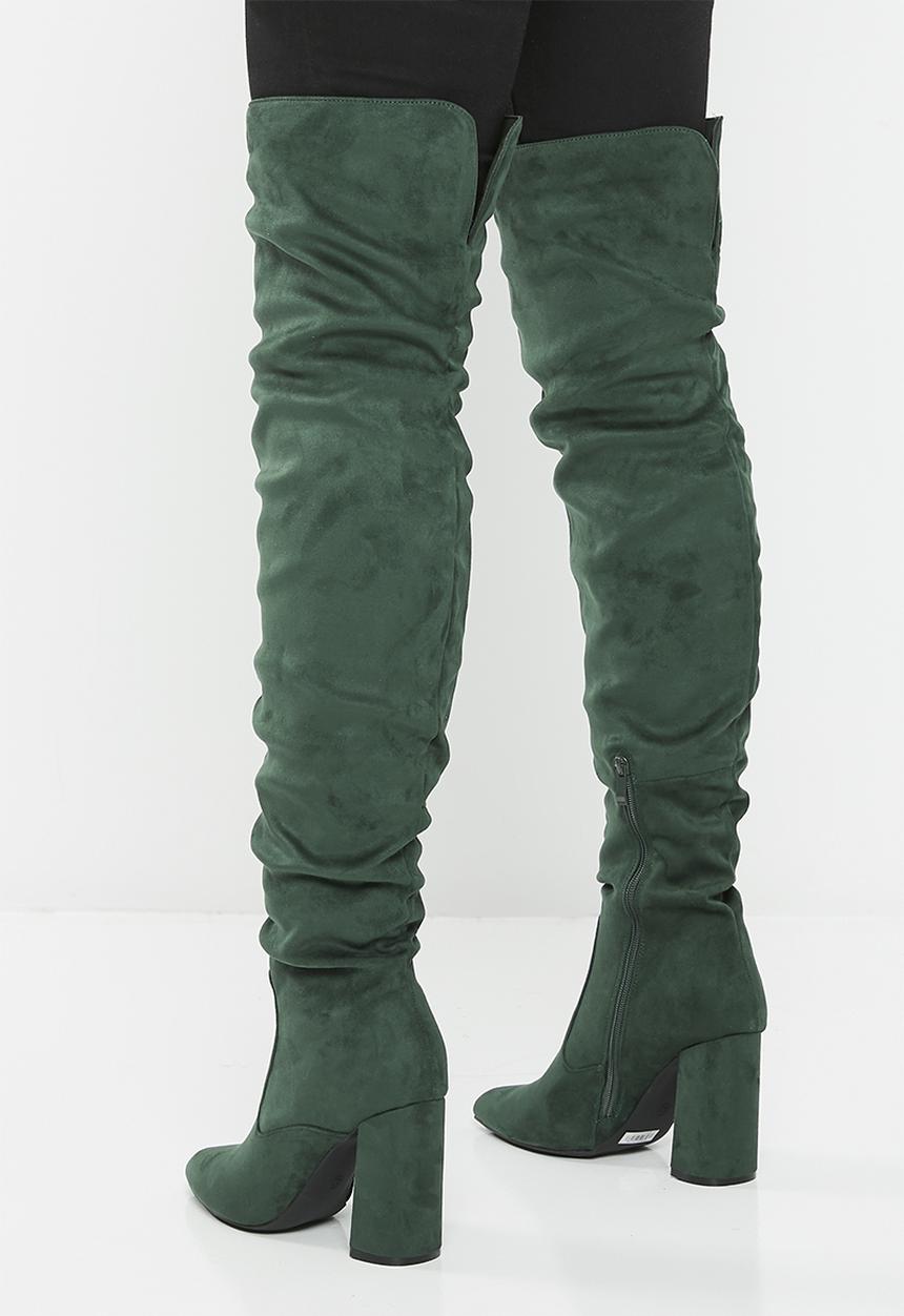 Madison® - Portia over the knee boot - green