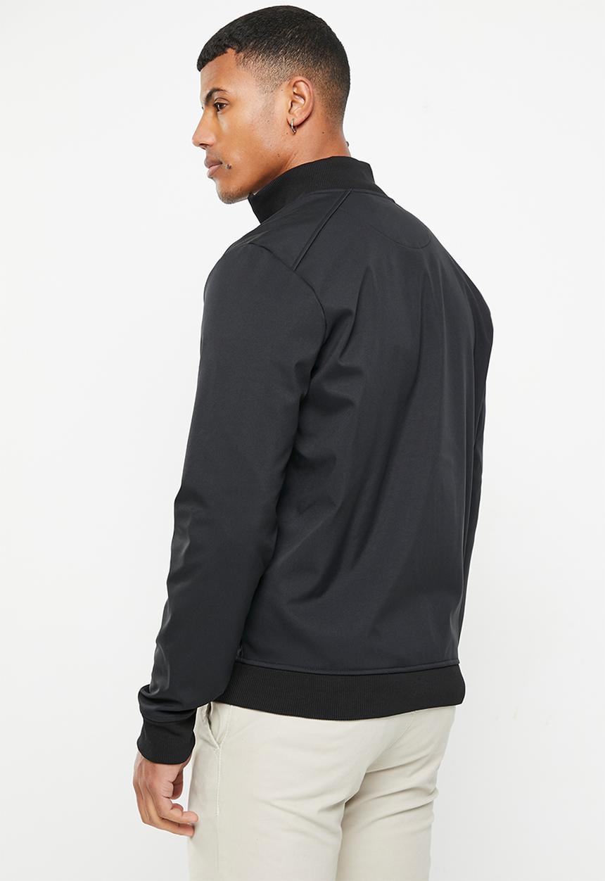 Lyle & Scott - Softshell funnel neck - jet black