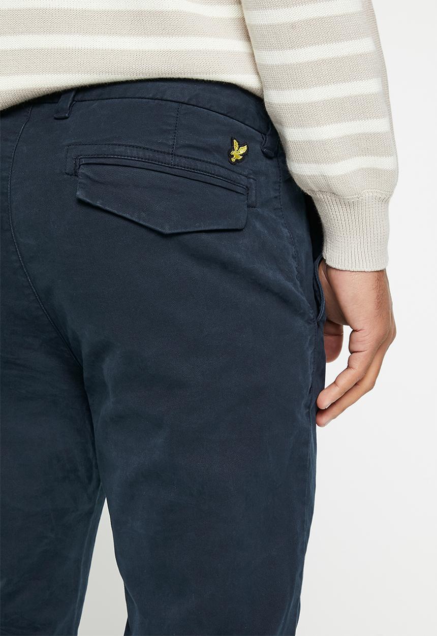 Lyle & Scott - Straight fit chino - navy