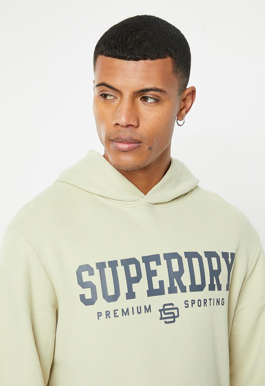 Superdry. - Code core sport hood - pelican beige