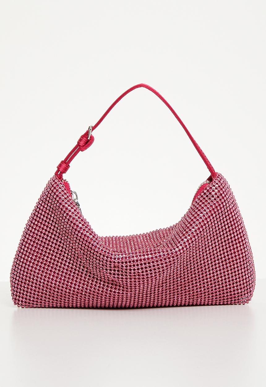 MANGO - Bag strass 37094766 -88 - pink