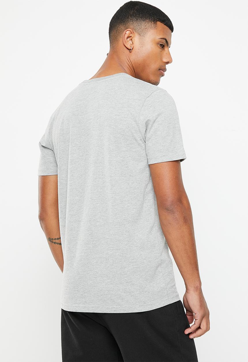 Superdry. - Vintage corp logo tee - grey marl