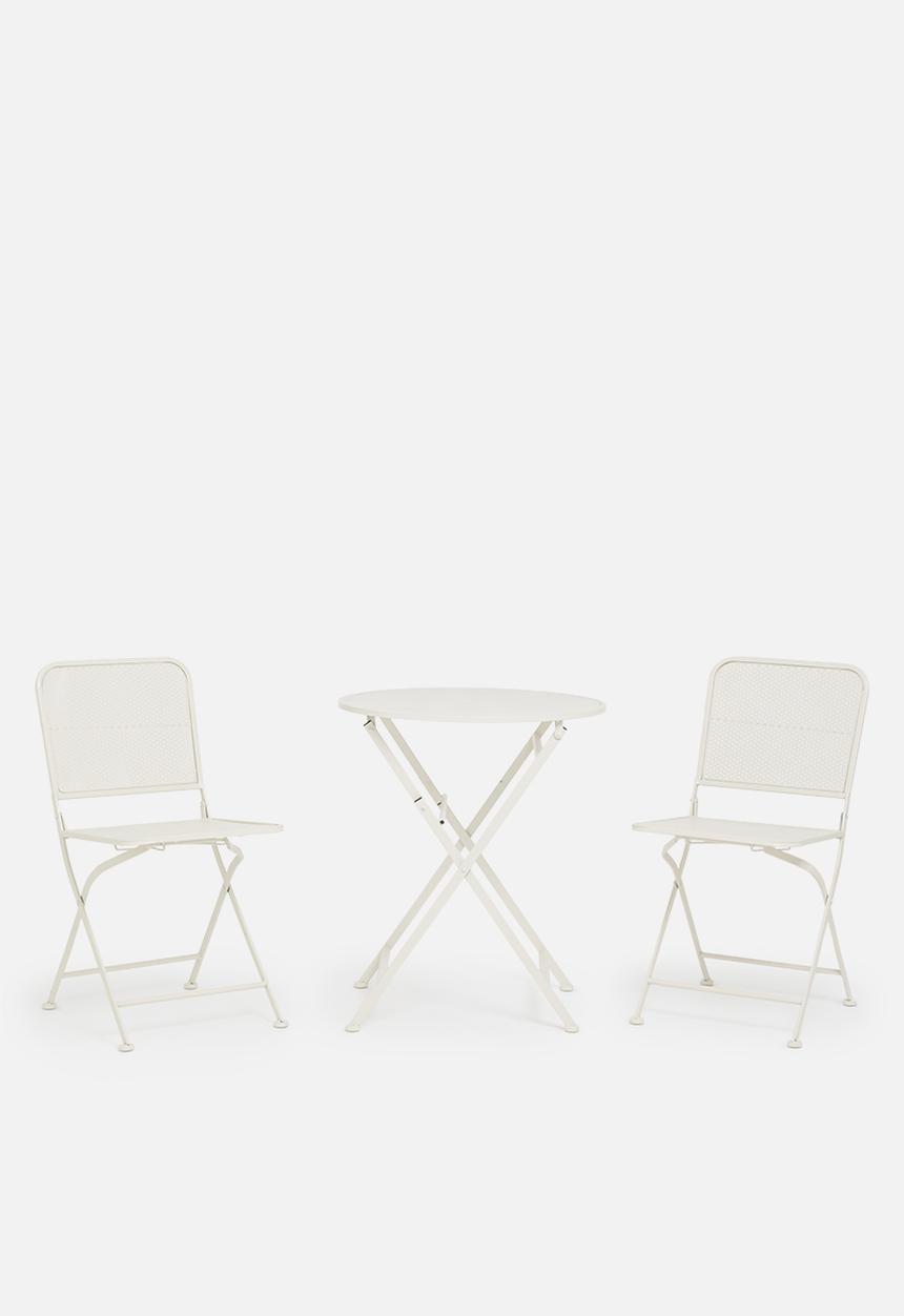 H&S - Kotra outdoor furniture set - white