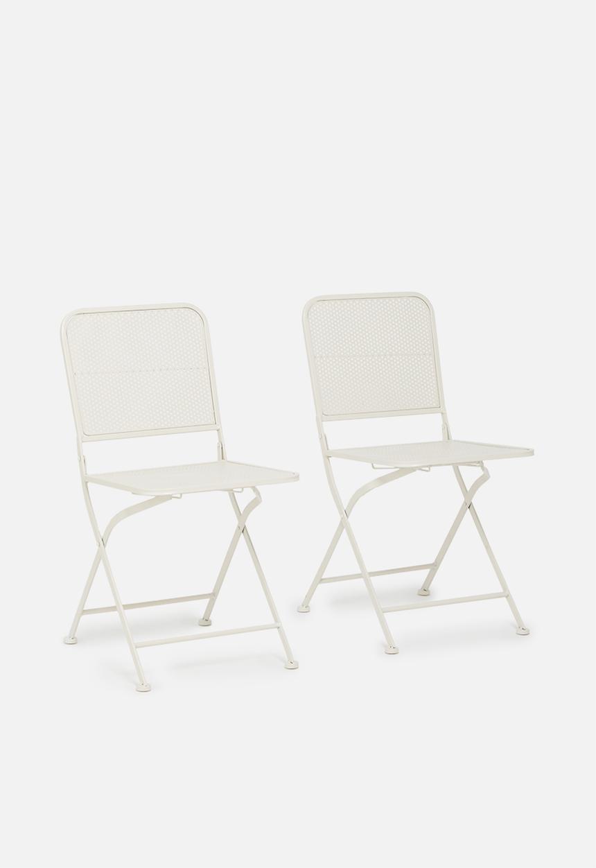 H&S - Kotra outdoor furniture set - white