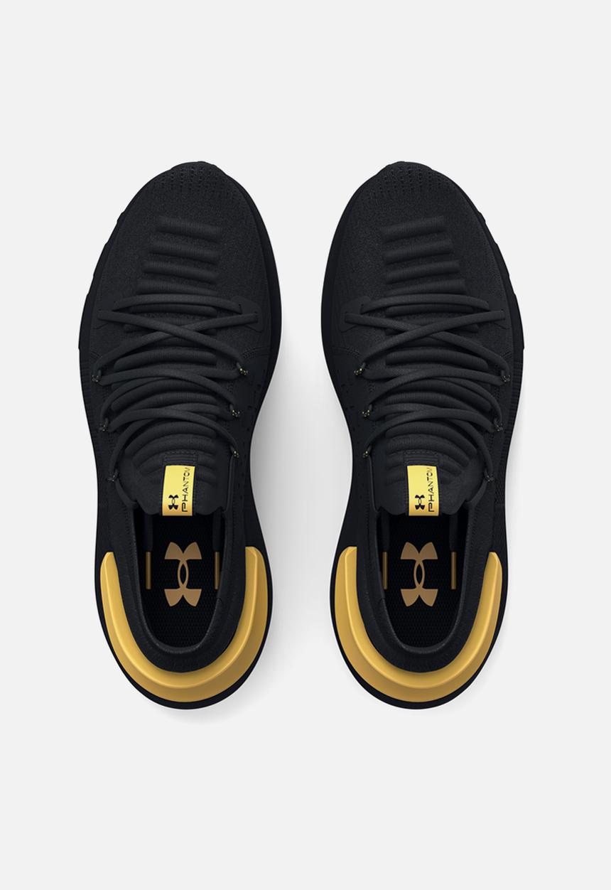 Under Armour - Ua w hovr phantom 3 mtlc - black/metallic gold