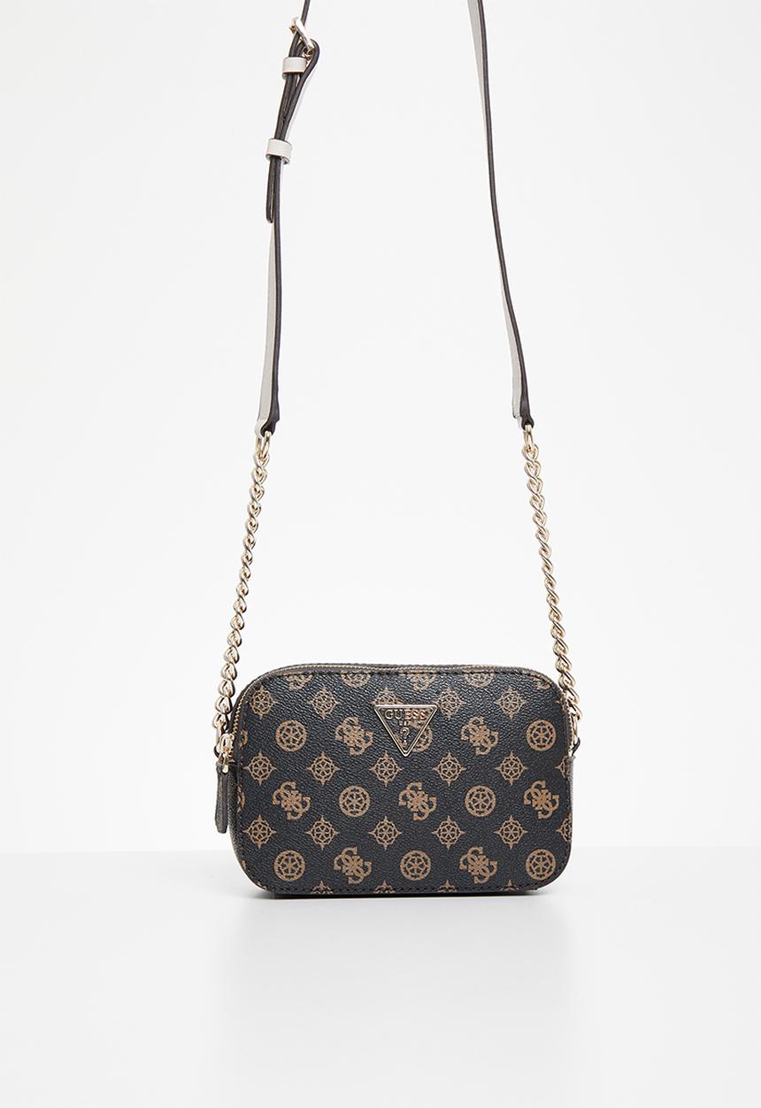 GUESS - Noelle crossbody camera - mocha logo