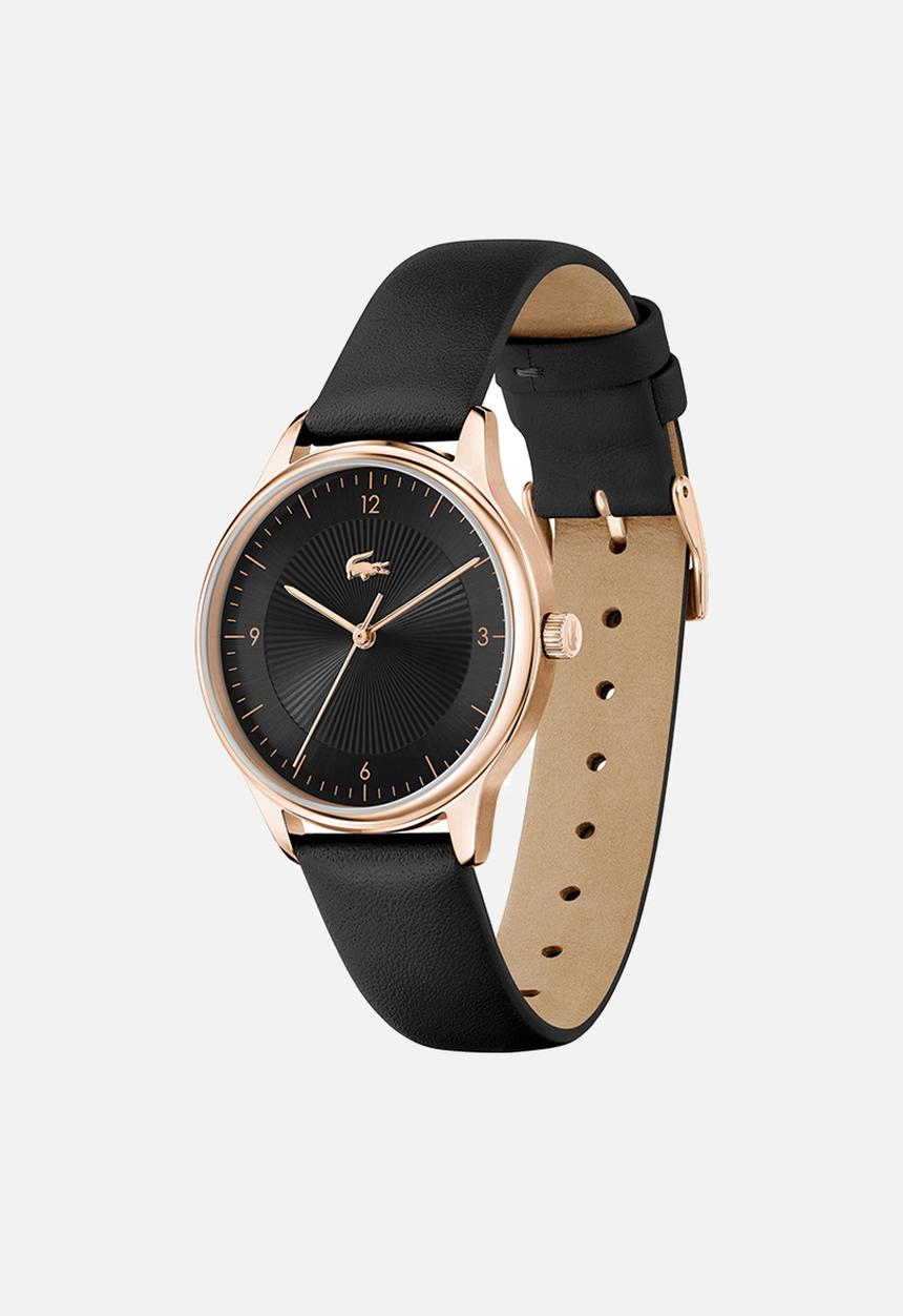 DNU-Lacoste - Club, black strap/gold