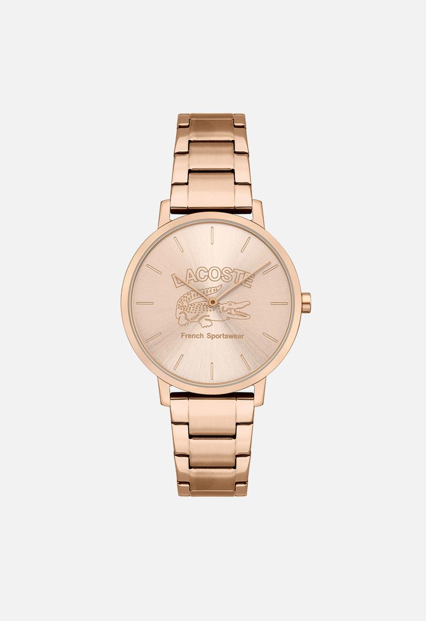 DNU-Lacoste - Crocoriginionic plated carnation gold steel - rose gold