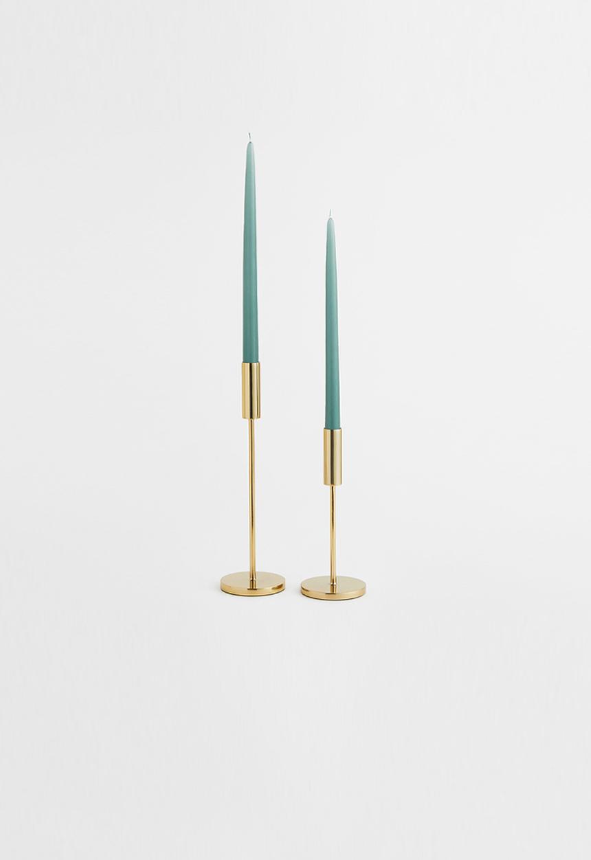 H&M - Tall candlestick - gold-coloured