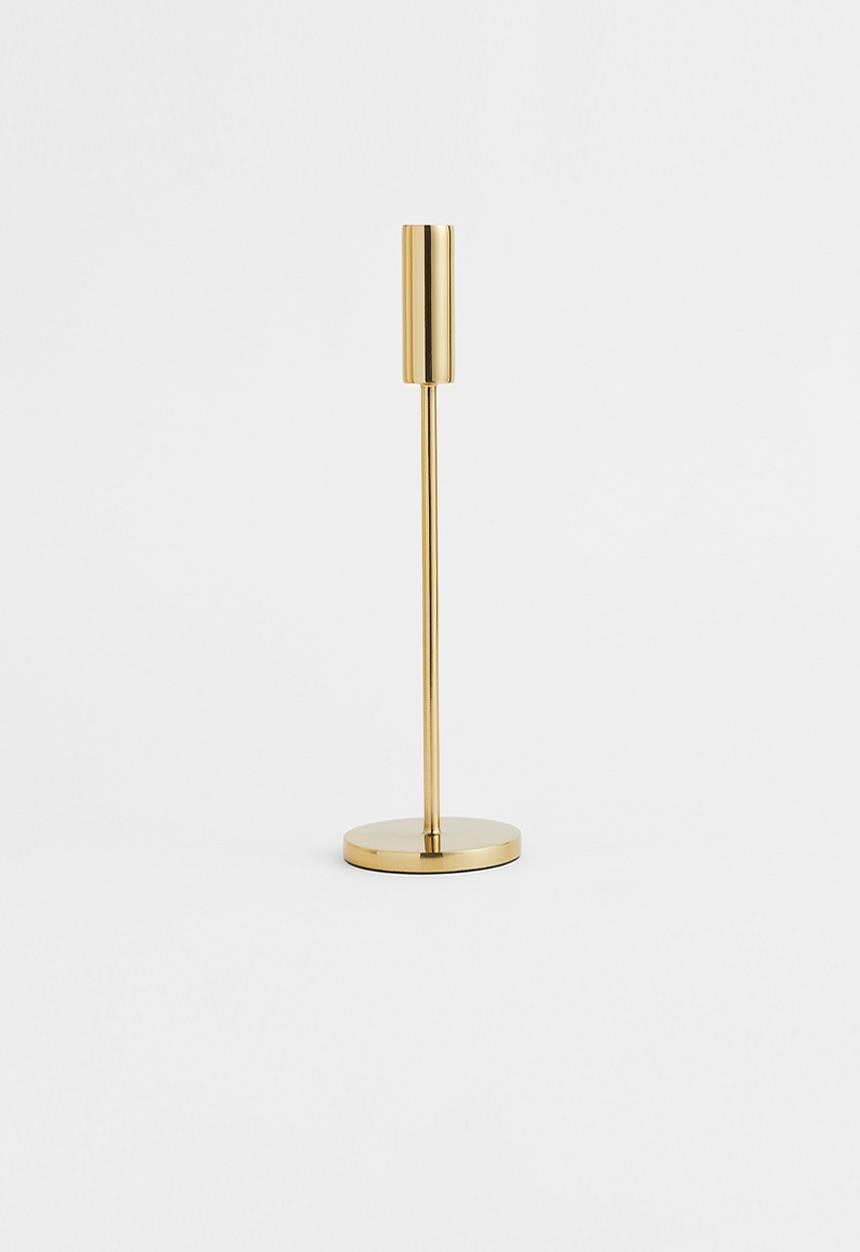 H&M - Tall candlestick - gold-coloured