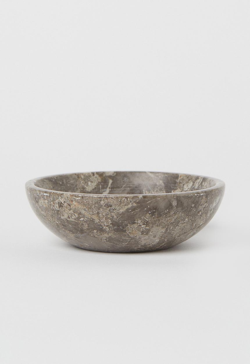 H&M - Marble salt bowl - grey/marble-patterned