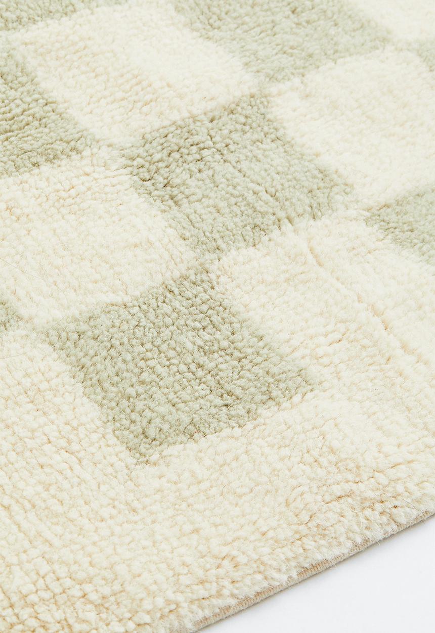 H&M - Wool-blend rug - white multi