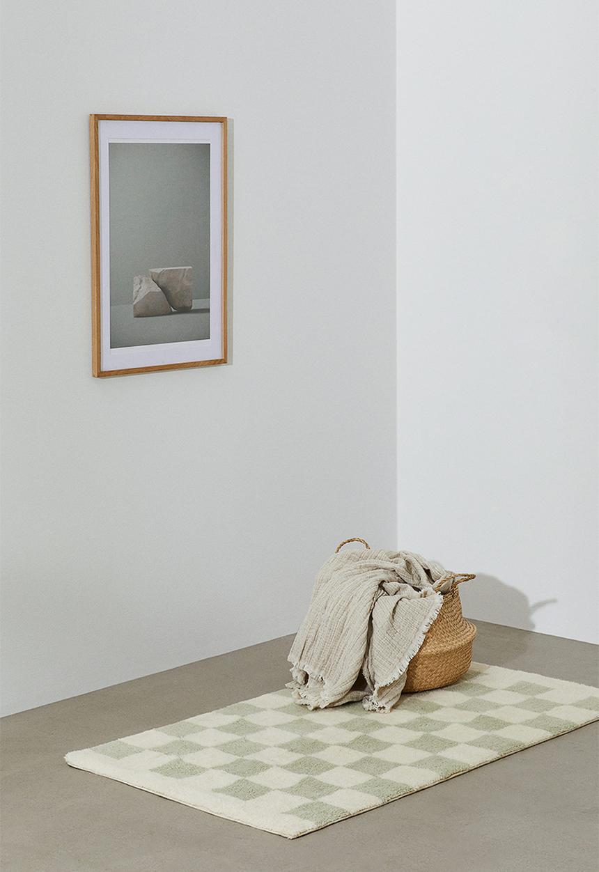 H&M - Wool-blend rug - white multi