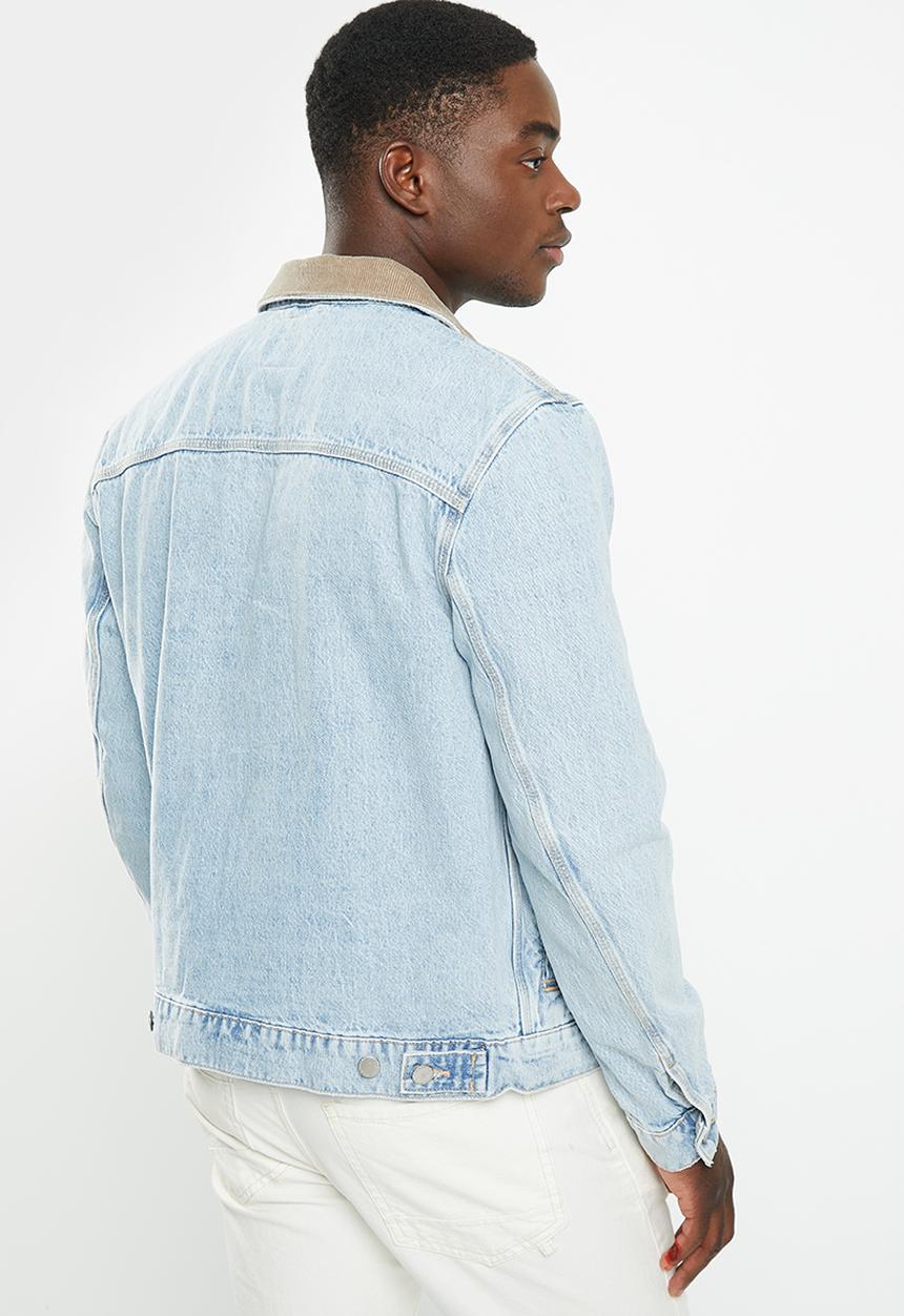 MANGO - Henri jacket - medium blue