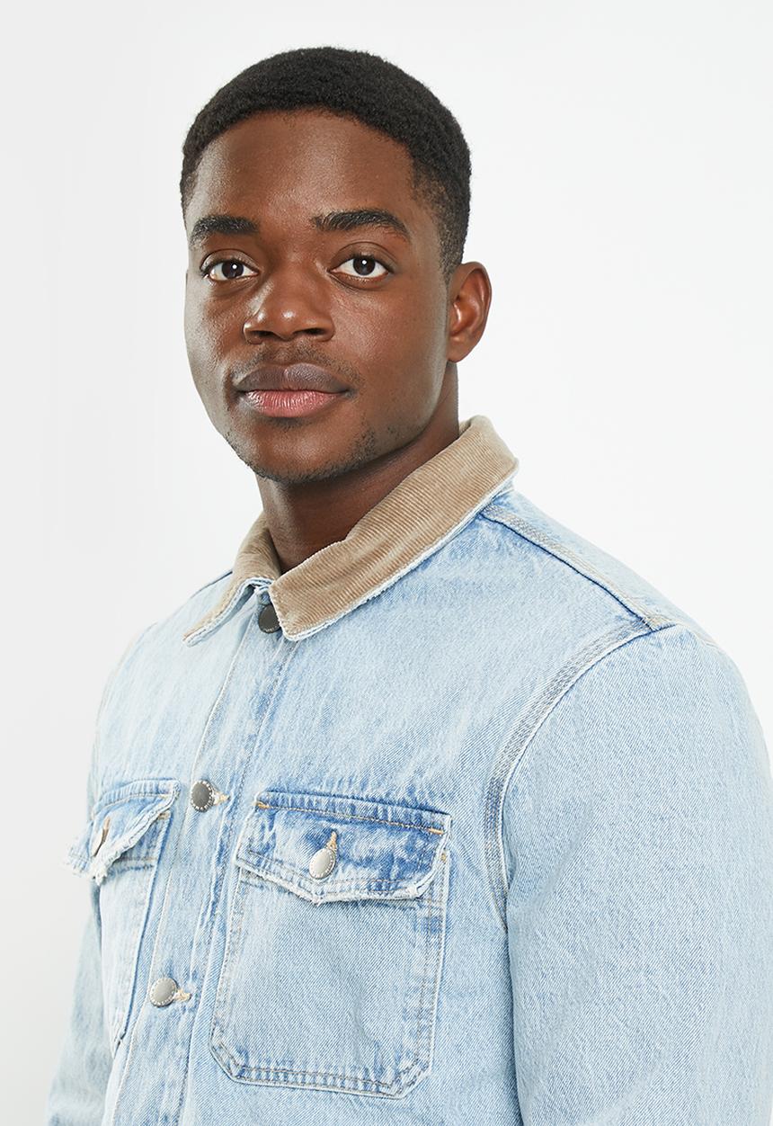 MANGO - Henri jacket - medium blue