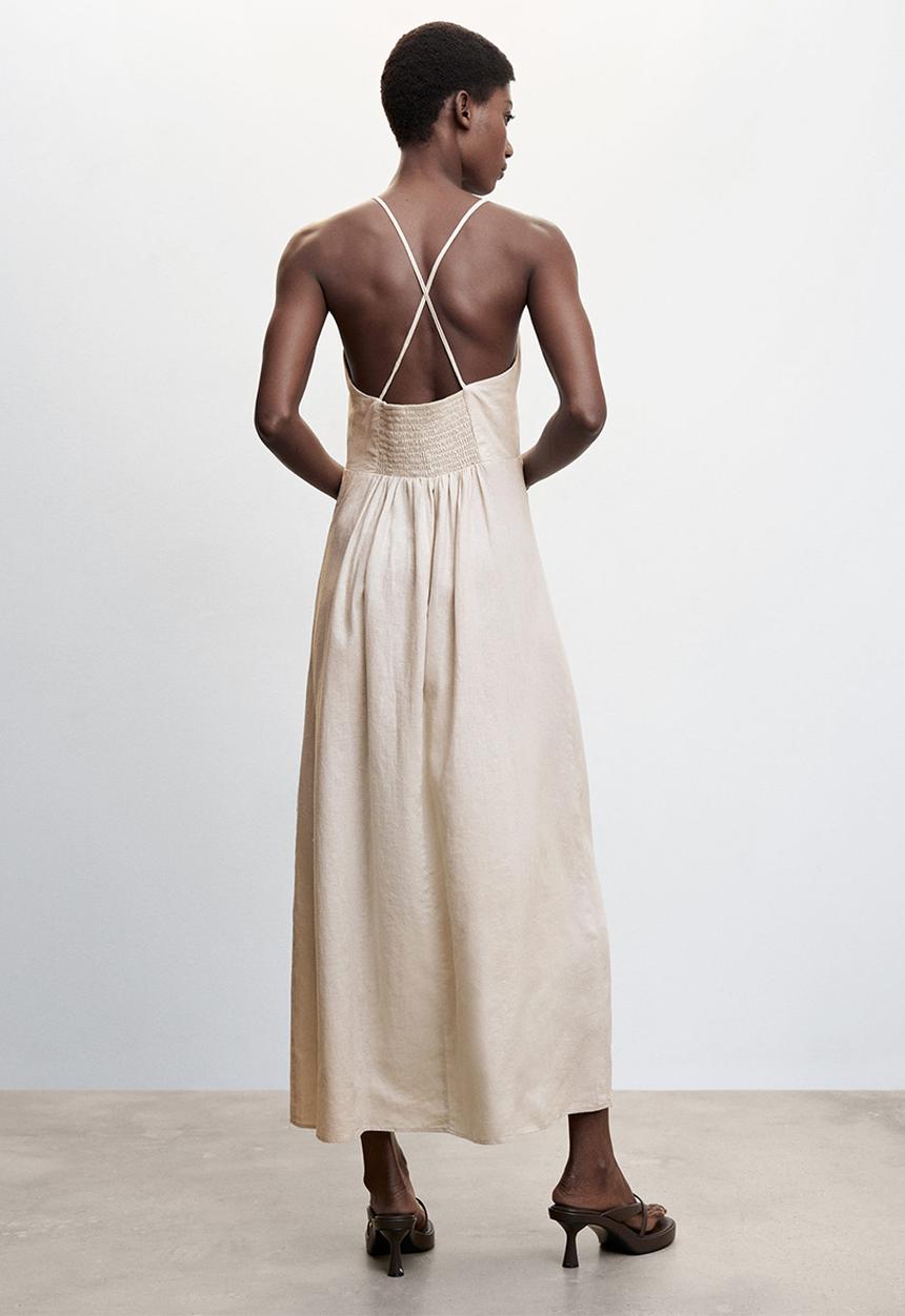 MANGO - Dress jack - beige