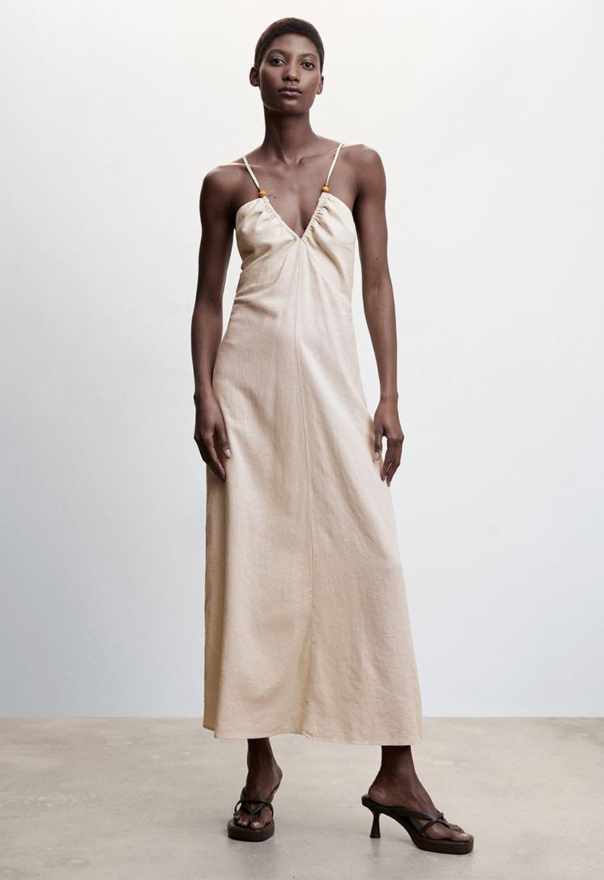 MANGO - Dress jack - beige