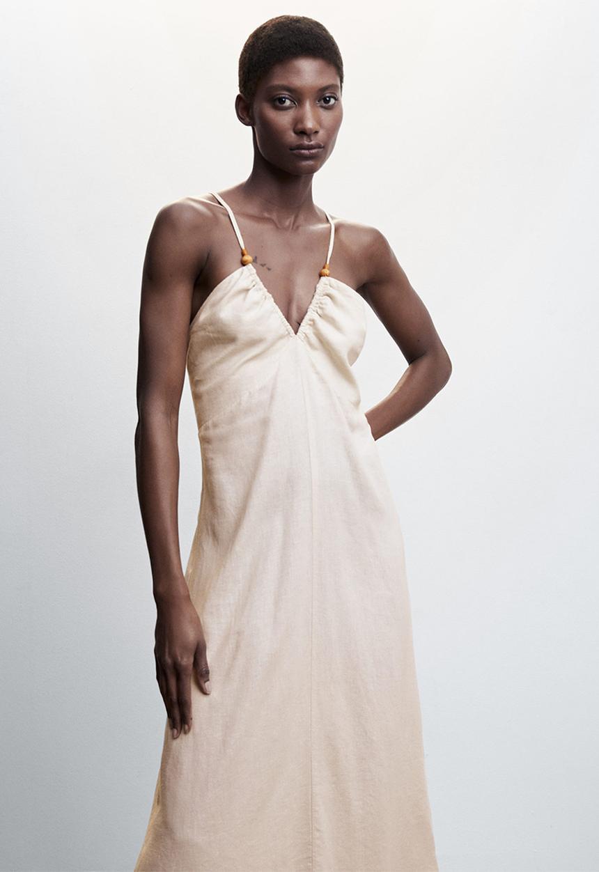 MANGO - Dress jack - beige