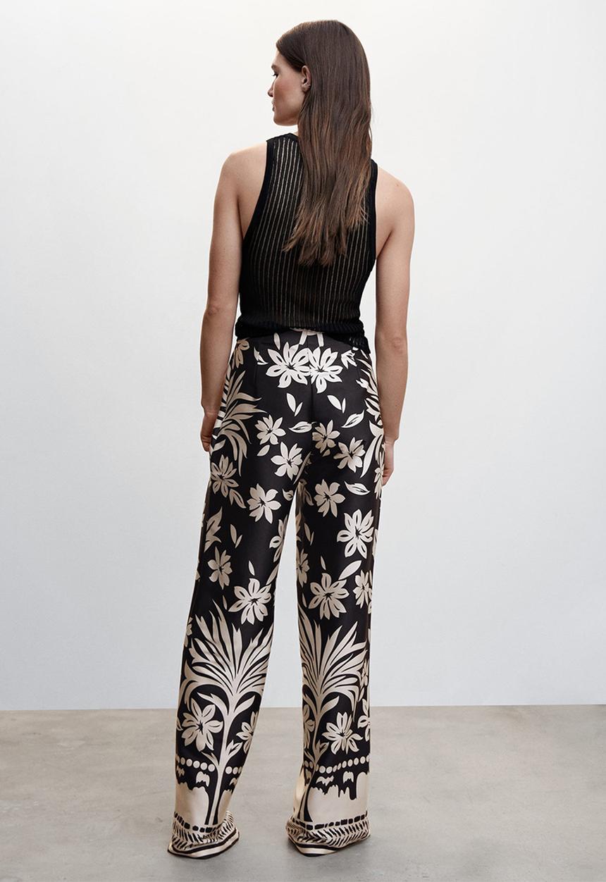 MANGO - Trousers selena - black