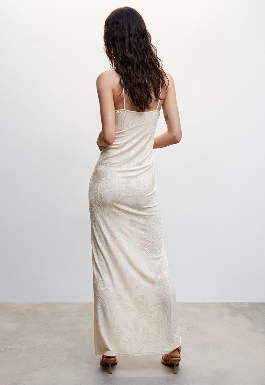 MANGO - Dress jess - light beige 