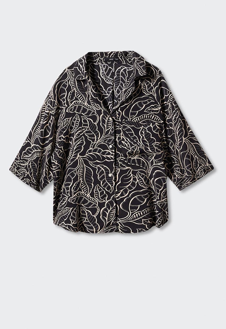MANGO - Plus shirt claudie - black