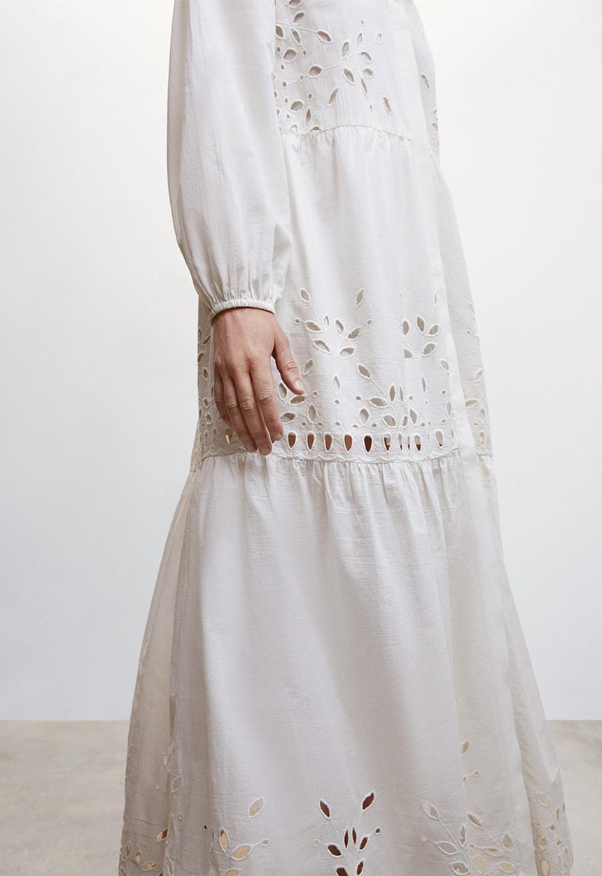 MANGO - Dress cuctis - natural 
