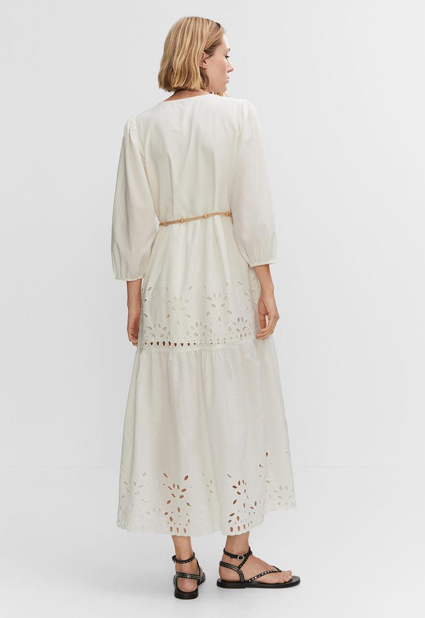 MANGO - Dress cuctis - natural 
