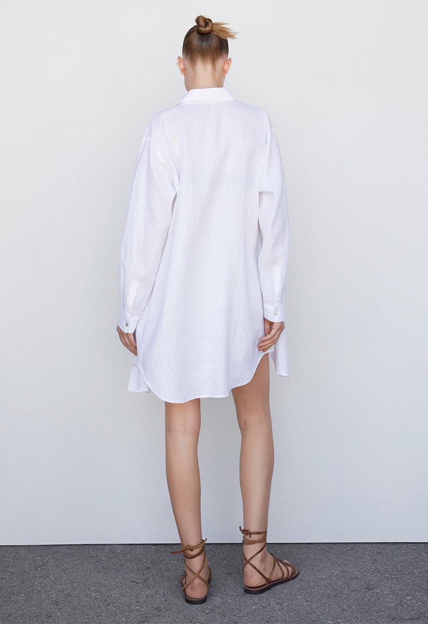MANGO - Shirt cogee - off white
