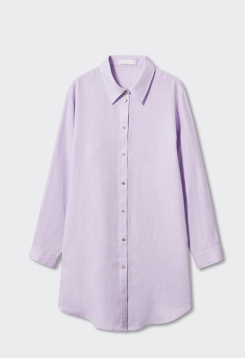 MANGO - Shirt cogee - purple