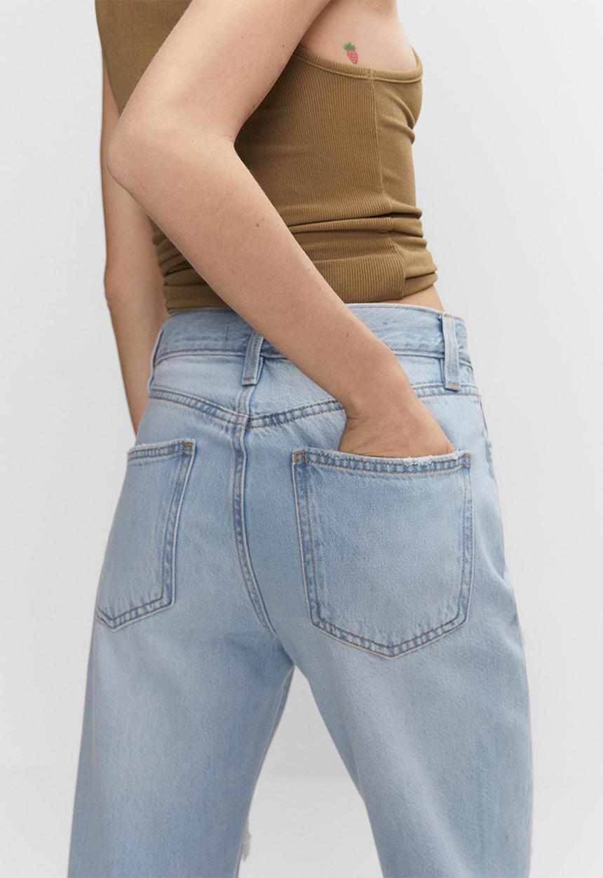 MANGO - Jeans mati - light denim blue
