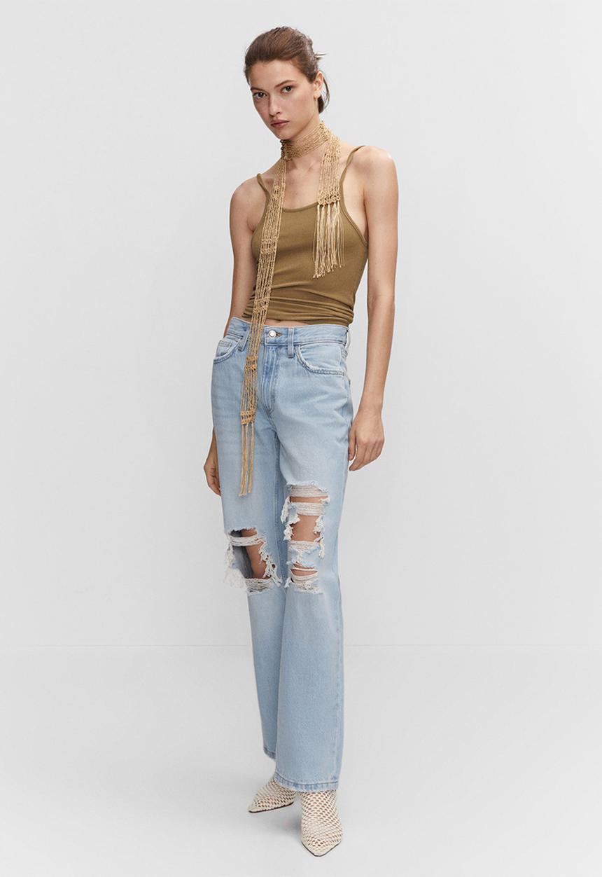 MANGO - Jeans mati - light denim blue
