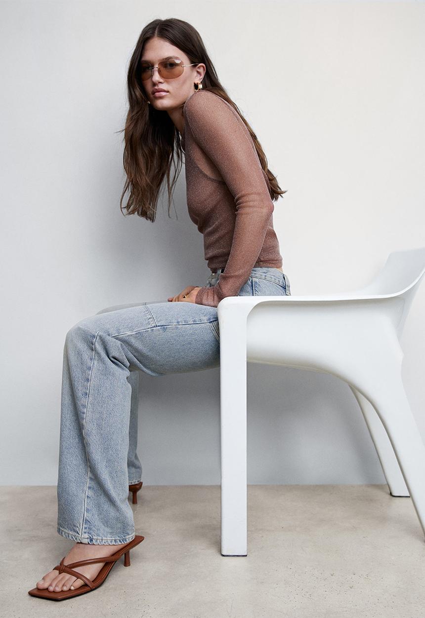 MANGO - Jeans kyomi - light faded blue