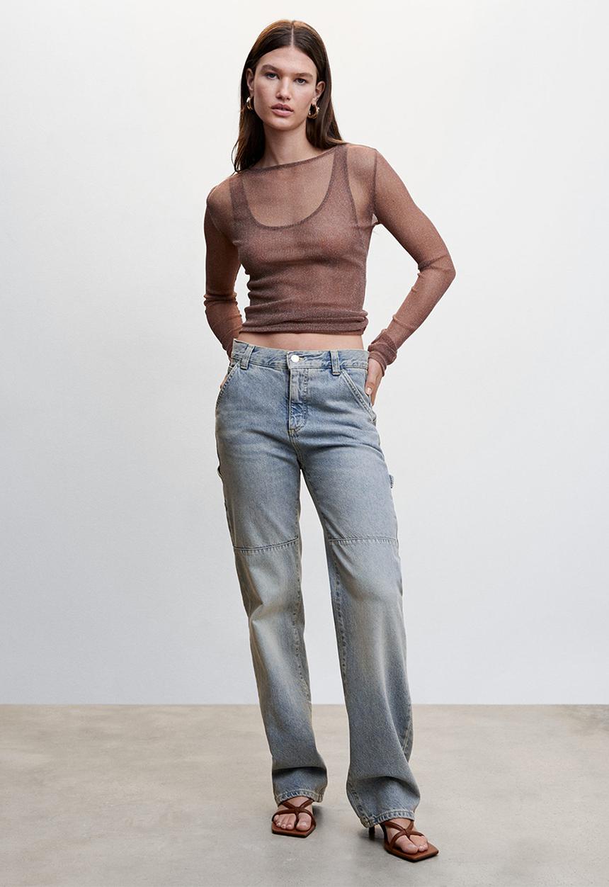 MANGO - Jeans kyomi - light faded blue