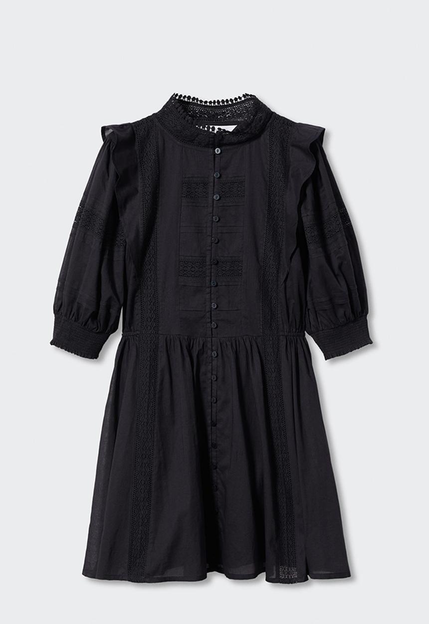 MANGO - Dress tresi - black 